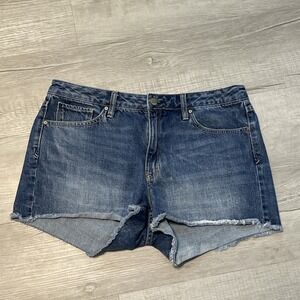 Gap Slim Cut Offs Womens Jean Shorts Blue Denim 30 Faded‎ hot pants